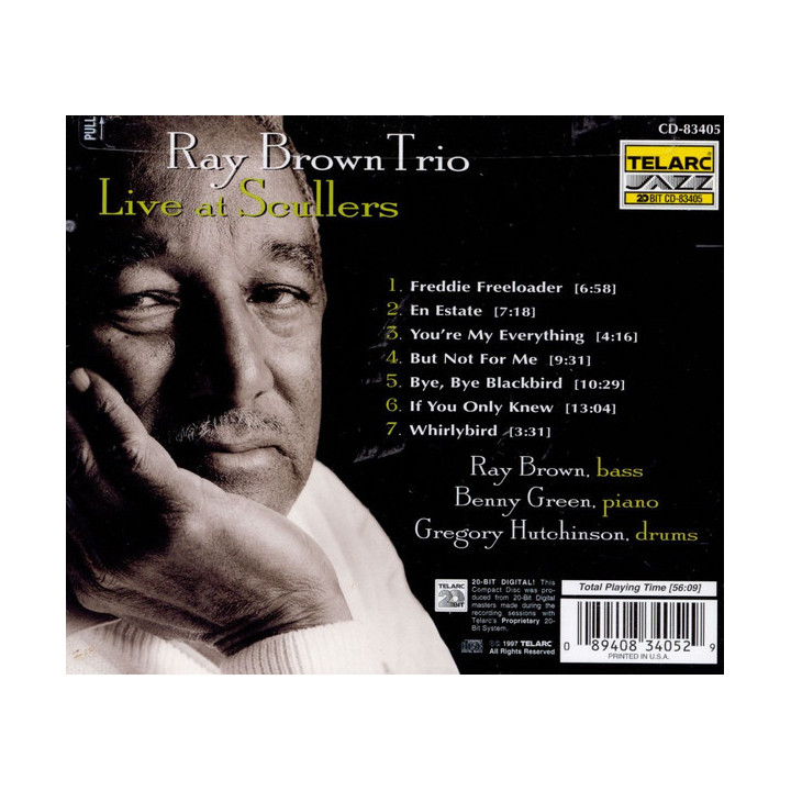 Ray Brown Trio - Live at Scullers [CD]