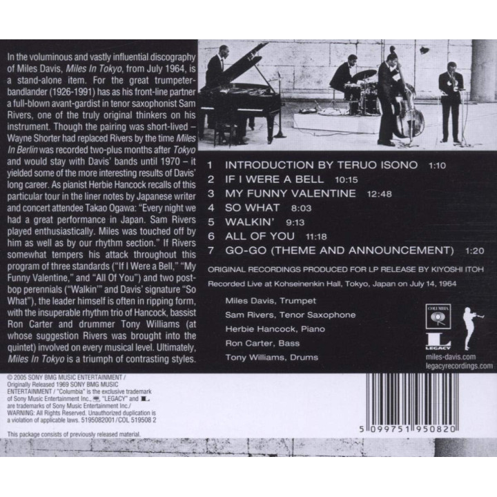 Miles Davis - Miles In Tokyo - Live In Concert 1964