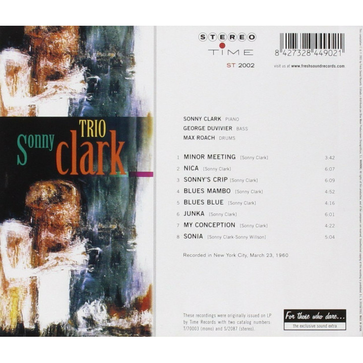 Sonny Clark - Sonny Clark Trio [CD]