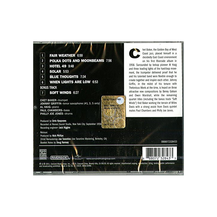 Chet Baker - In New York [CD]